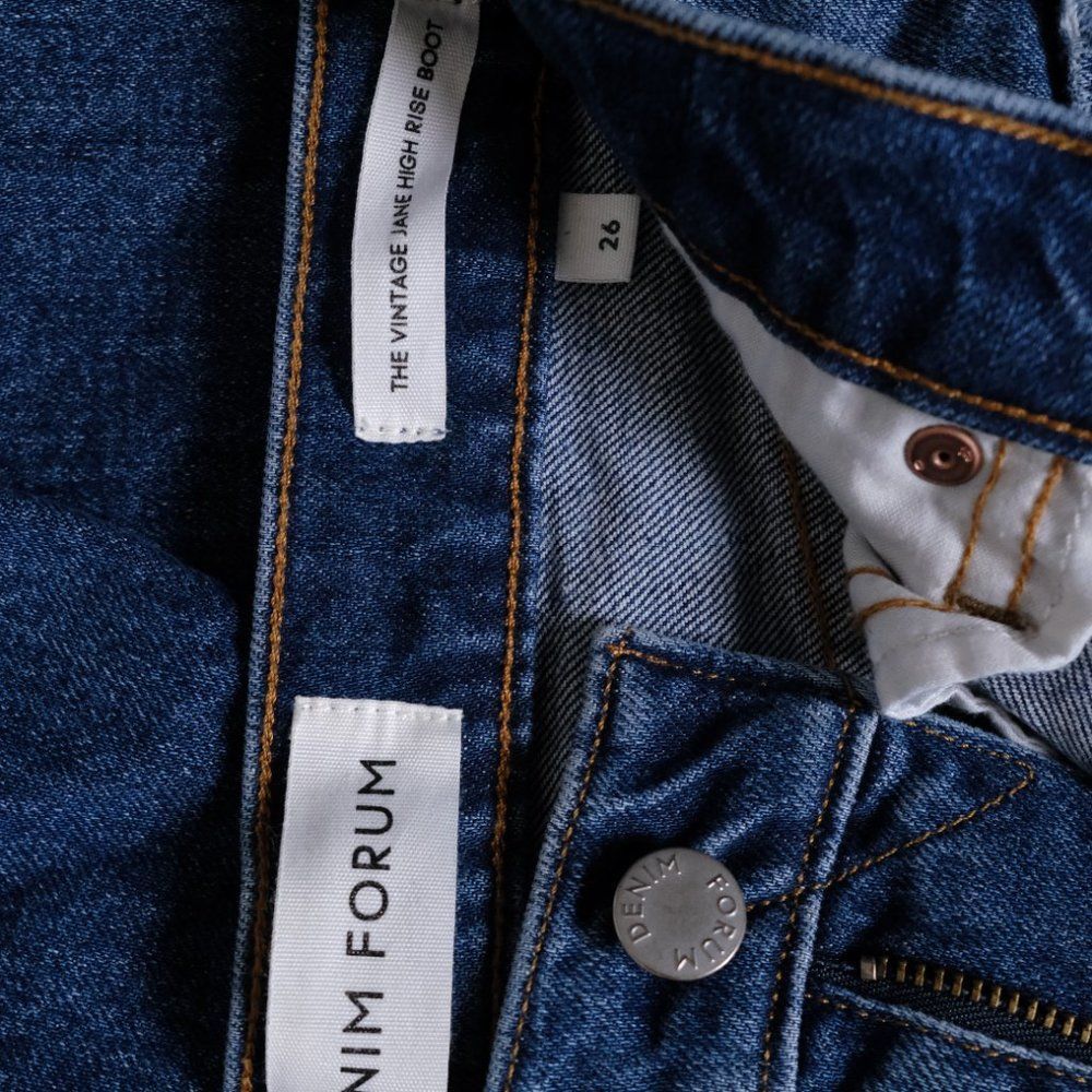 Aritzia Denim Forum The Vintage Jane High Rise Boot - Picture 13 of 13